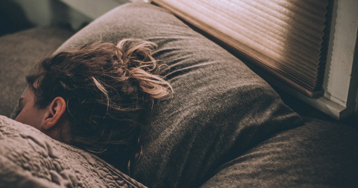 sleep young woman